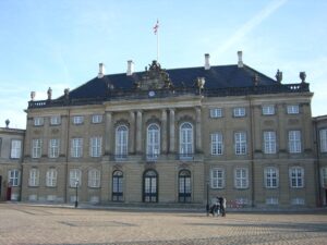 Blick auf Schloss Amalienborg