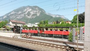 Achenseebahn im Bahnhof Jenbach