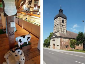 Muuuhseum und Dorfkirche in Wust im Elb-Havel-Winkel