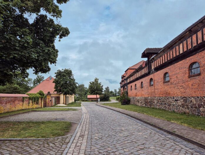 Dorfstraße in Krumke in der Altmark