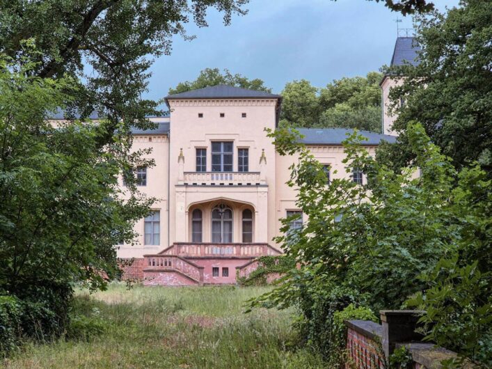 Blick auf Schloss Krumke