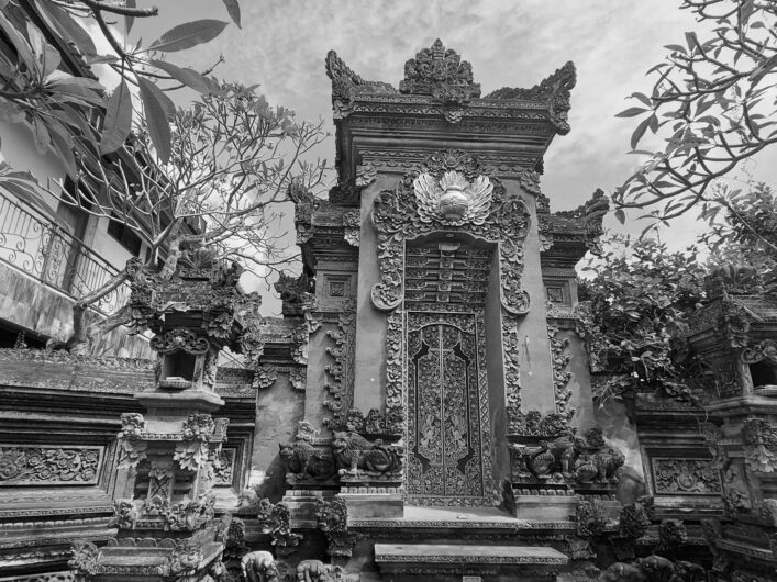 Tempeleingang zu einem privaten Tempel in Ubud